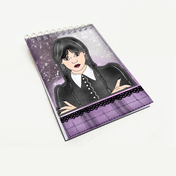 Bloquinho para Festa Tema Wandinha