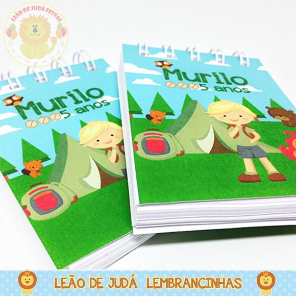 Bloquinho Tema Acampamento