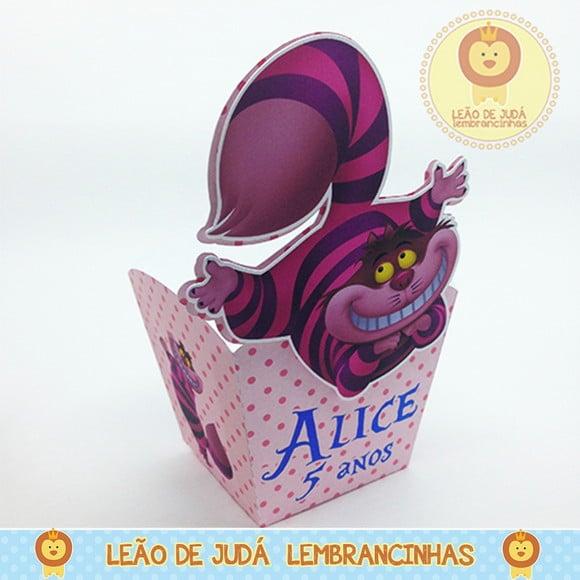 Cachepô Tema Alice no Pais das Maravilhas Modelo 2