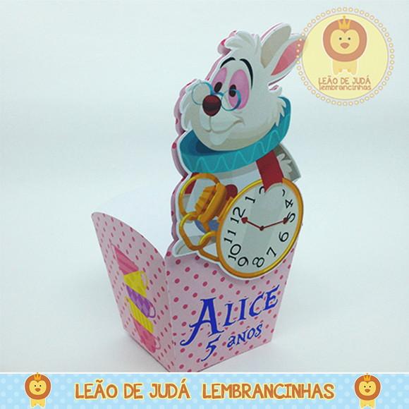 Cachepô Tema Alice no Pais das Maravilhas