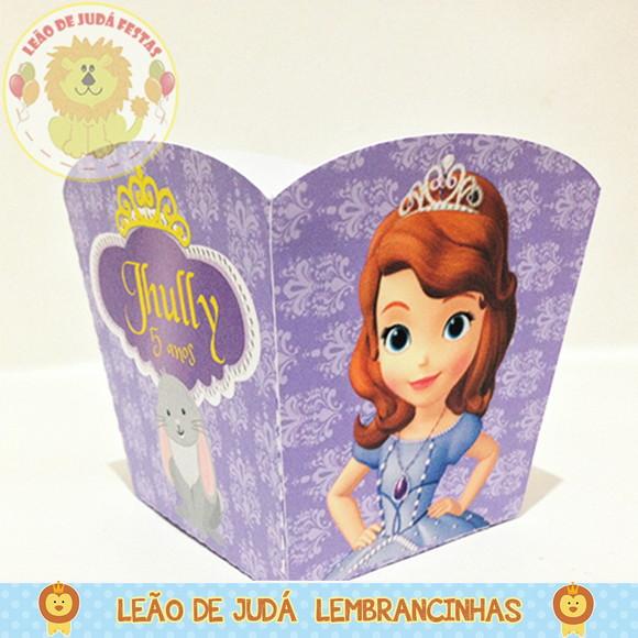 Cachepô tema Princesinha Sofia