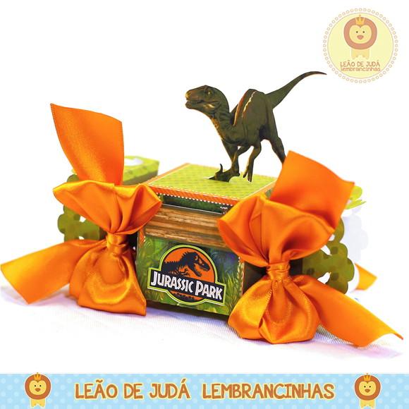 Caixa bala com aplique 3D Jurassic Park