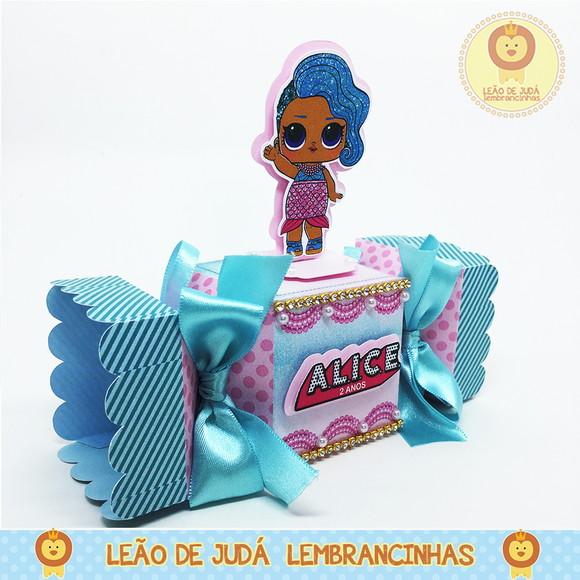 Caixa bala com aplique 3D LOL