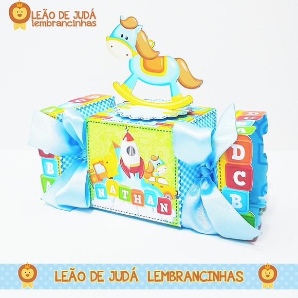 Caixa bala com aplique BRINQUEDOS