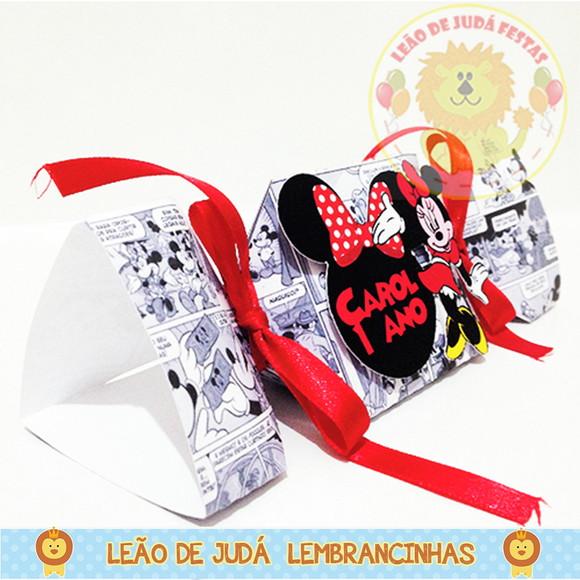 Caixa Bala Triangular Minnie modelo 2