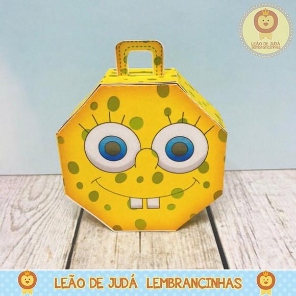 Caixa Barém tema Bob Esponja