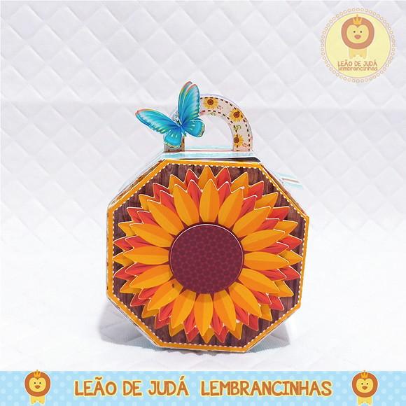 Caixa Barém tema Girassol