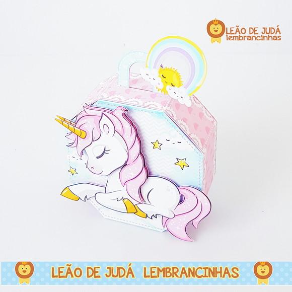 Caixa Barém tema UNICÓRNIO