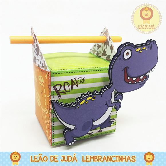 Caixa Belga Tema Dinossauro