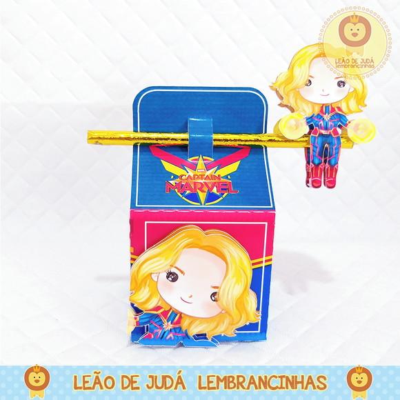Caixa Belga tema Capitã Marvel