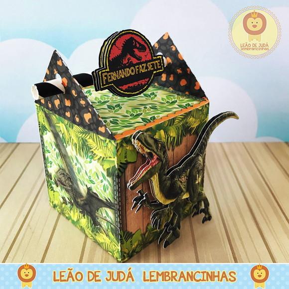 Caixa Belga tema jurassic park