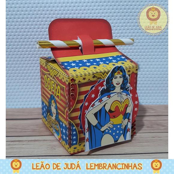 Caixa Belga tema Mulher Maravilha