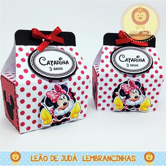 Caixa Catarina tema Minnie