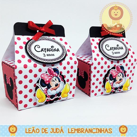 Caixa Catarina tema Minnie