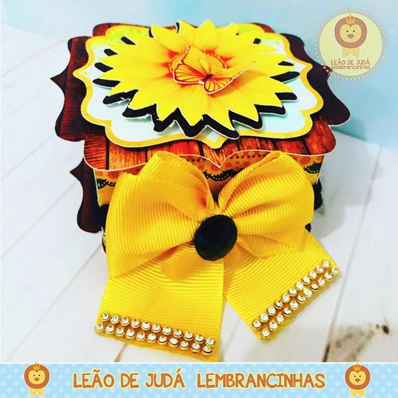 Caixa Elegance Tema Girassol