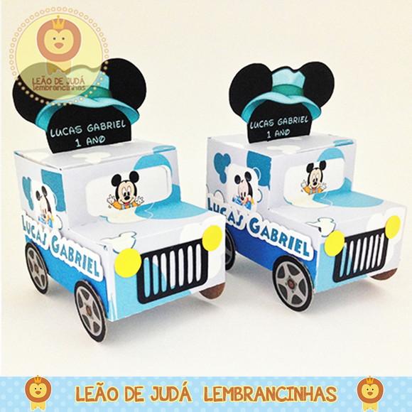 Caixa Jeep tema Michey modelo2