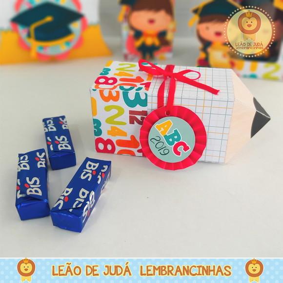 Caixa Lápis Tema Formatura