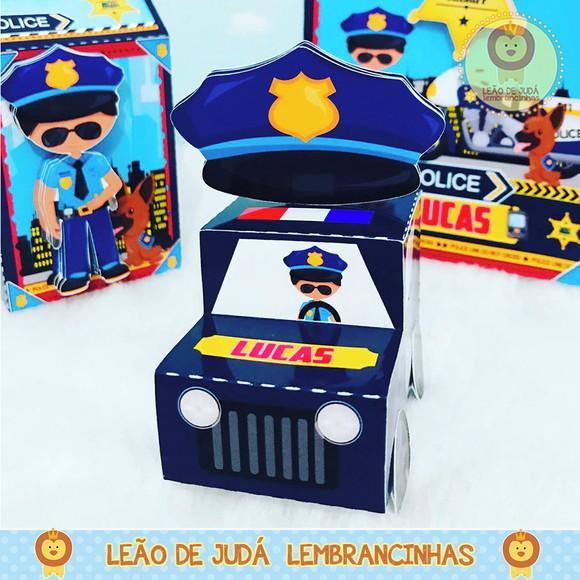 Caixa Jeep tema Policial