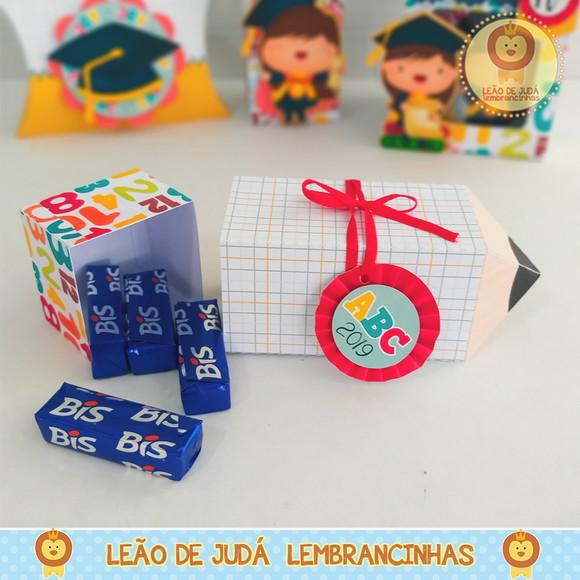Caixa Lápis Tema Formatura