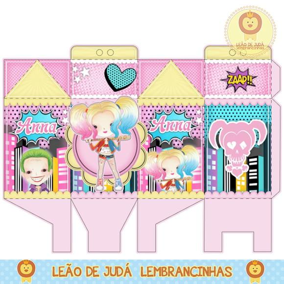 Caixa milk arlequina