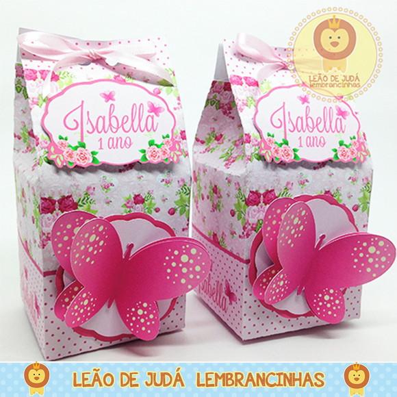 Caixa milk Borboleta
