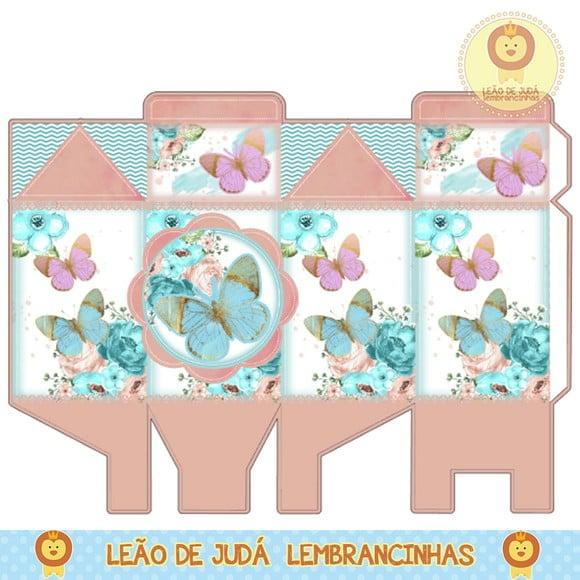 Caixa milk borboletas