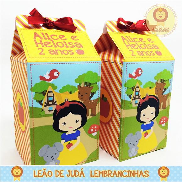 Caixa Milk Branca de neve