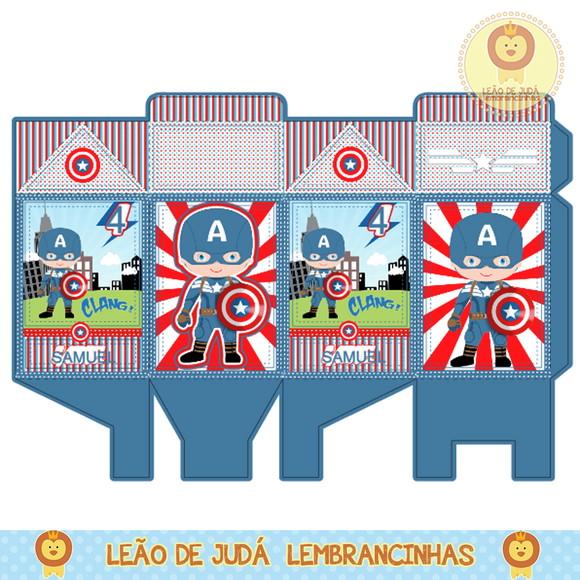 Caixa Milk Capitão America