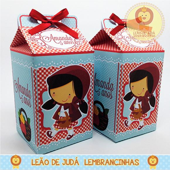 Caixa Milk Chapeuzinho Vermelho