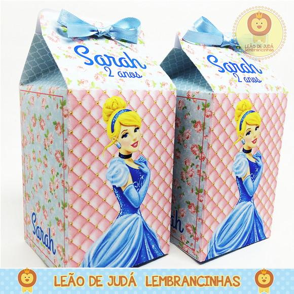 Caixa milk Cinderela modelo 2