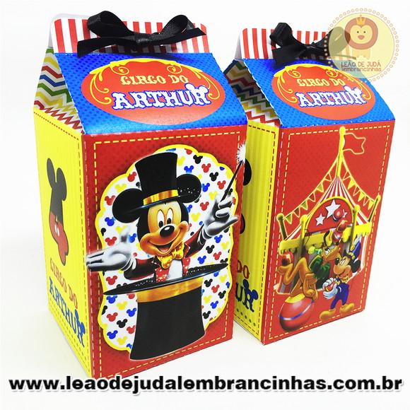 Caixa Milk Circo Mickey