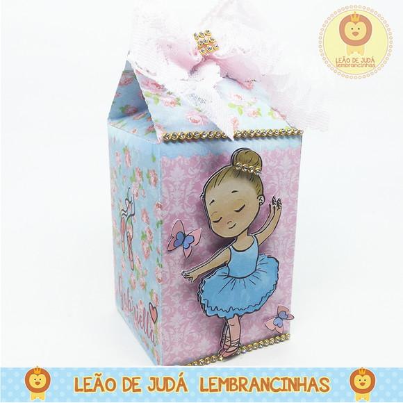 Caixa Milk Com aplique bailarina