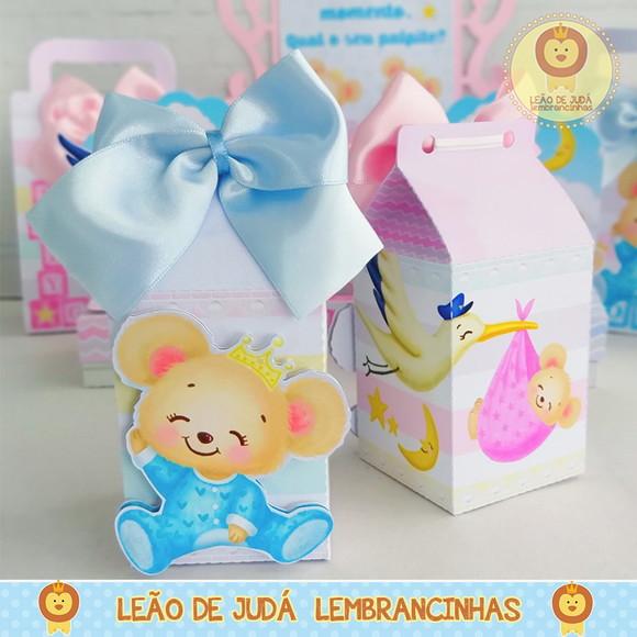Caixa Milk Com aplique Chá de Bebe