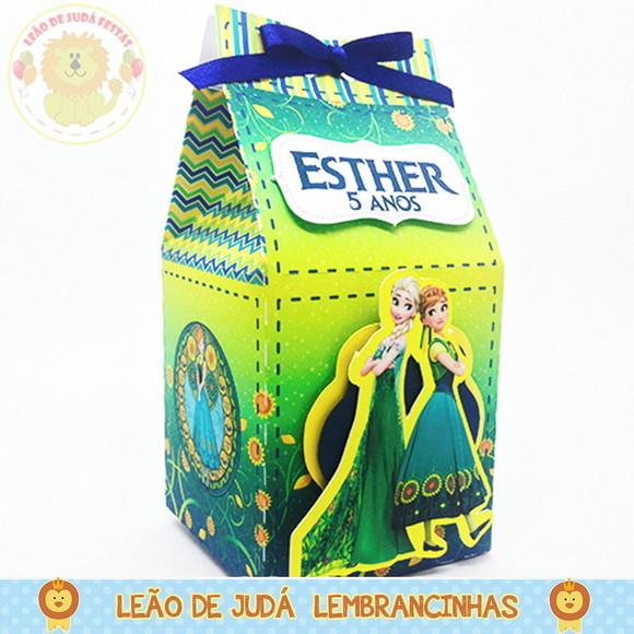 Caixa Milk Com aplique Frozen