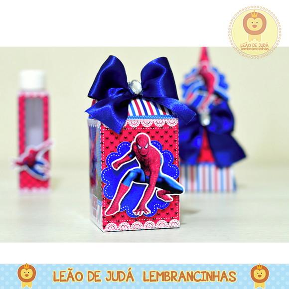 Caixa Milk Com aplique homem Aranha