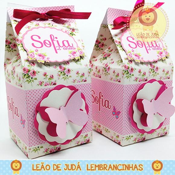 Caixa Milk Com Aplique Jardim Modelo 2