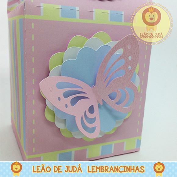 Caixa Milk Com aplique Jardim