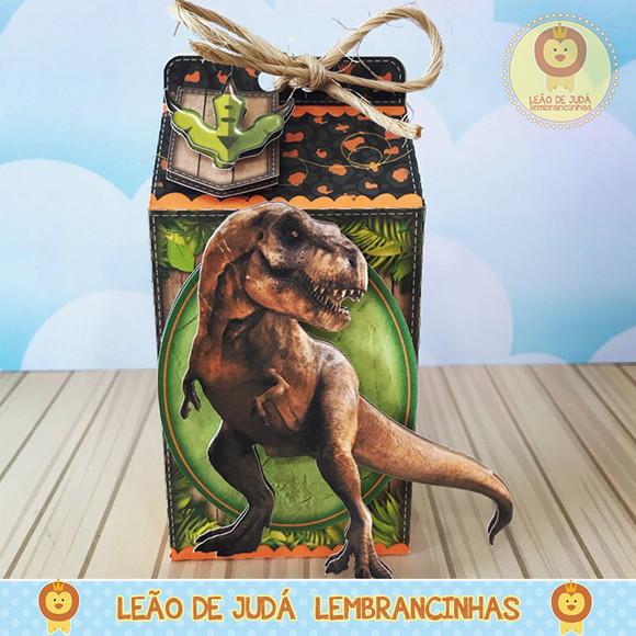 Caixa Milk Com aplique Jurassic park