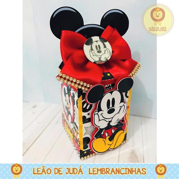 Caixa Milk Com aplique Mickey