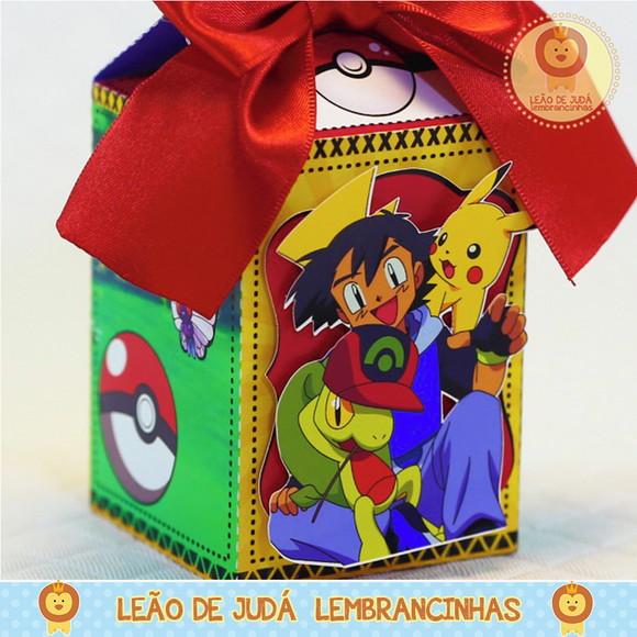 Caixa Milk Com aplique Pokemon