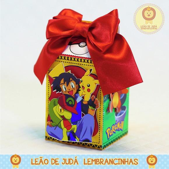 Caixa Milk Com aplique Pokemon