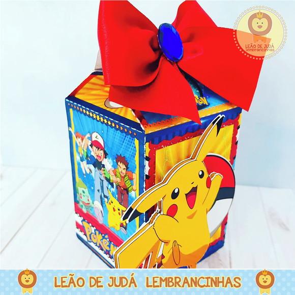 Caixa Milk Com aplique Pokémon