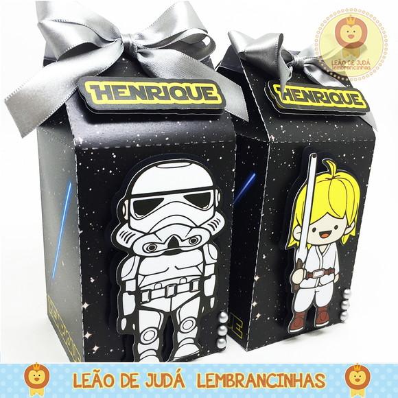 Caixa Milk Com Aplique Star Wars