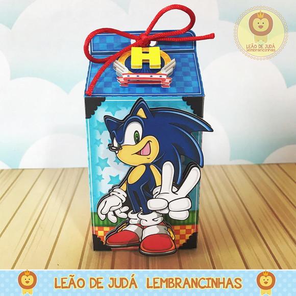 Caixa Milk Com aplique Sonic