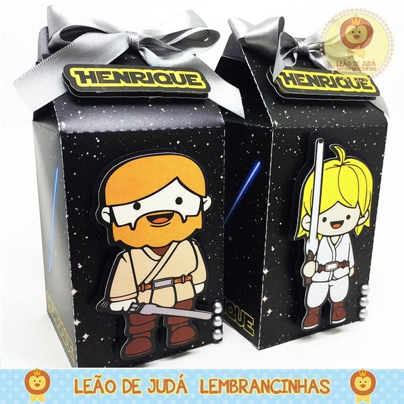 Caixa Milk Com Aplique Star Wars