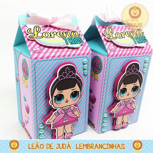 Caixa Milk Com aplique tema LOL modelo 2
