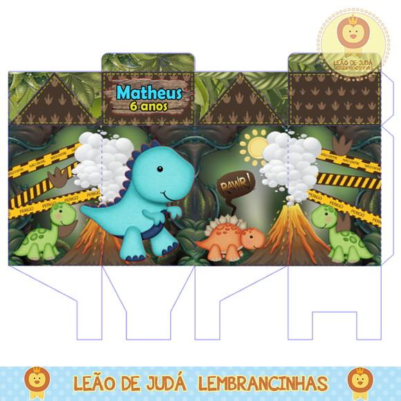 Caixa milk dinossauro