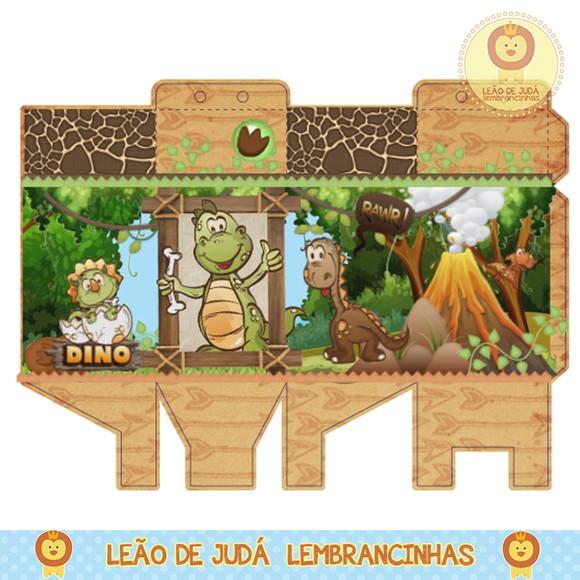 Caixa milk dinossauro