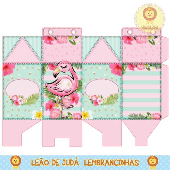 Caixa milk flamingo