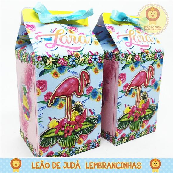 Caixa milk flamingo modelo 2